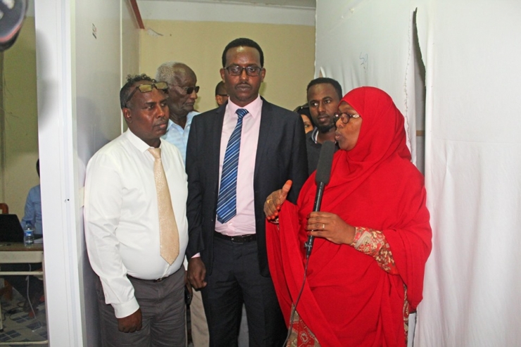 Hon. Omar A. Ali, the Somaliland Minister of Health Development paid a Visit to Amoud University